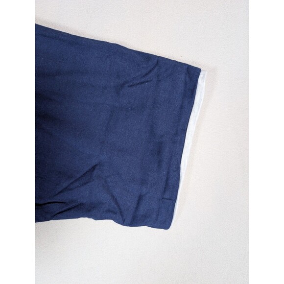 Vtg United States Navy T Shirt Mens L Blue Graphic Logo Short Double Sleeve 90s - Picture 6 of 9